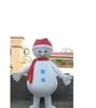 Discount factory hot the head snowman mascot costume with scraf for Chrismtas for adult to wear