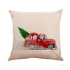 Popularny temat Christmas Pillow Case Series Cushion Cover Car Sofa Pościel Pościel Materiały Home Boże Narodzenie DecorationSt2i52371