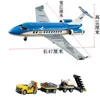 Airport Passenger Terminal City 82031 Airplane Model Building Blocks Bricks International Airport Station 60104 Airplane Blocks X0503