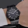 Orologio Horloges voor Mannen Rubberen Strap Sapphire Crystal Automatic 2813 Klokken 8215 Beweging 42mm Montre Homme
