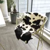 Specialerbjudande Tiger Tryckt Rug Cow Leopard Tiger Tryckt Cowhide Faux Skin Leather Nonslip Antiskid Matta Animal Print Carpet 210626