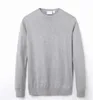 Högkvalitativ Höst Vinter Mens Sweaters Small Horse Långärmad Sweater Enkel Solid O-Hals Casual Strikked Pullovers High-neck Men Sportkläder Jumpers