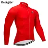 CaskyTe自転車Jerseys 2021スプリングサイクリングシャツ新しい長袖MTBマウンテンバイクウェアプレミアムロード服
