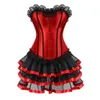 vestidos de baile vermelho corset