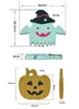 2021 Halloween Halloween Heether Dynia Ghost Molar Ząbkowanie Zabawki Silikonowe Gęby M3773