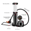 Bicycle Pump Portable Aluminum Foot Pumps MTB Cycling Air Pump Pressure Gauge Inflator 120Psi Pressure Pedal Bike Pump