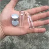 100ピース22×50 mm 10mlアルミニウムねじキャップガラスボトル旅行の利便性のある空の詰め替え可能な化粧品バイアル希望星のボトルグッド数量