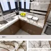 10M Waterproof Marble Wallpaper Vinyl Self Adhesive Film Living Room Wall Decor Kitchen Cabinets Desktop Drawer Contact Paper 210705