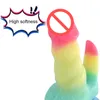 Coppia femminile gay silicone liquido simulazione dildo spesso Masturbatore del punto G che stimola i giocattoli del sesso