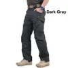 Tacvasen IX9 City Tactical Spodnie męskie Multi Kieszenie Spodnie Cargo Wojskowe walki Bawełniane Pant Swat Army Casual Spodnie Hike Spodnie 210714