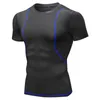 Hommes corps Shapers hommes 2022 hommes Sport course entraînement chemise à manches courtes T-Shirt Jogging couche de base Tee Shaper mâle Fitness Gym