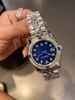 Serie reloj automático clásico para mujer anillo de diamantes de 31 mm todo acero inoxidable zafiro súper brillante deportes impermeable factory336J