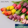 Jarown 5 huvuden tulpan konstgjord blomma riktig touch artificiell bukett falsk blomma för bröllop dekoration flores hem trädgård dekor fabrik pris expert design