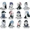 Dostosowany ocieplacz na szyję Buff bezszwowa chustka maska kominiarka narciarska kolarstwo maska na twarz Camping szalik wędkarski sport Snood czarny biały