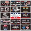 US Stock DHL NEW LET GO BRANDON TRUMP Election Flag Double -Side Progressial Flags 150x90cm بالجملة