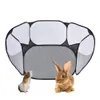 Portable Foldable Pet Fence Indoor Outdoor Game Safe Guard Playpen Small Medium Animal Cage for Cat Hamster Supplies