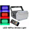 Высокая Qualtiy Laser Lighting Strone Light Light Sound Control Stage Lights 48LEDS RGB DJ Disco Club Лампы Свадебная вечеринка Эффектные лампы