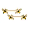 BODY PUNK Body Bee Barbell Anello donna gioielli piercing al capezzolo