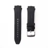 Lämplig för Lg Watch Urbane 2 Lte Lg W200 Smart Watch Silikon gummirem Armband Armband Svart Vit Bältesband H0915