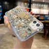 Luxuriöse Bling Crystal Gem Strass Schutzhülle für iPhone 13 11 12 XR XS