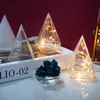 베이킹 금형 DIY 크리스탈 에폭시 수지 금형 컷 다이아몬드 보관 상자 실리콘 중공 케이크 장식 도구 파티 용품