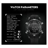 Smael Fashion Sports Mens Zegarki 2021 Nowy Zegarek Mężczyźni LED Elektroniczny Zegarek Cyfrowy Zegar Mężczyzna Data Wodoodporna Województwo Wojskowe X0524