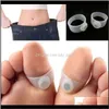 Rings Body Jewelry Drop Delivery 2021 Thumb Corrector Bunion Separator Clip Toes Protector Magic Slimming Toe Ring Sile Foot Health Care Beau