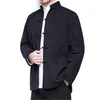 Chaquetas para hombres Hombres 2022 Otoño Estilo chino Abrigo de lino de algodón Suelto Kimono Cardigan Hombres Color Sólido Ropa exterior Chaqueta Abrigos M-5XL