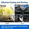 New New Summer Car Umbrella Type Car Sunshade Protector Umbrella For Auto Front 2 Model Can Choose