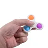 Pioneer Silicone Finger Top 2 i 1 Toys Push Bubble Kids Pressing Plate Fingertip Board Game Puzzle Toy H41REOO2201337