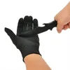 High-strength Anti Cut Resistant Safety Gloves Grade Level 5 Protector Kitchen for Fish Meat Cutting Black Steel Wire Metal Mesh Butcher Working