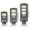 374 / 748LED Solar Street Light Outdoor IP67 Dusk-to-Dawn Security Road Lamp + Afstandsbediening - 374 LED