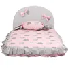 Dog Lovely Bed Comfortable Warm Pet House Print Fashion Cushion for pet Sofa Kennel Top Quality Puppy Mat Pad 210924