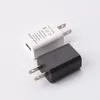 Быстрое адаптивное зарядное устройство 5V 1a USB USB США EU Plug Plug Adapter Зарядные устройства для iPhone 13 Pro Max 12 Samsung Galaxy S6 S8 S10 Note 10 HTC Android телефона PC TOP