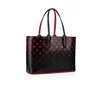 混合印刷の女性大きな買い物袋プラッツフォードデザイナーハンドバッグトートコンポジット本革財布Redbottomshoulderバッグ