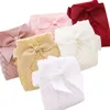 Princess Baby Girls Kousen Pasgeboren Warm Solid Color Long Tube Leggings met Bowknot Decoratie 1-3 jaar