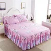 Bed Sheets and Pillowcases Linen Skirt Cotton 2 Seater Fitted King Size Mattress Protector Winter Queen Bedsheet Bedding Set Kid