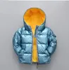 Meninos para baixo casaco de inverno crianças casuais grossos casacos hoodies para o bebê infantil quente outerwear criança jaqueta roupas meninas crianças topos