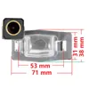 Auto achteruitzicht camera's camera's parkeersensoren accessoires HD 720p gouden reverse camera voor 323 2003-2012 Allegro familia premacy