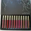 Läppsmakeup set 12 färger läppglans ta mig på semester matt flytande läppstift 12st lipgloss kit5881667