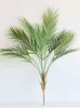 Plastica artificiale foglia di palma piante verde deserto decorazione estiva tropicale pianta flagrante giardino domestico giungla decorazione del partito matrimonio 210624