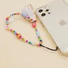 Link, Ketting 2021 Boheemse sieraden vrouwen handgemaakte kralen bloem liefde mobiele telefoon vrouwelijke persoonlijkheid regenboog kralen parel