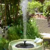 Fontaine solaire outil d'arrosage de jardin de forme ronde pompe à eau flottante piscine étang cascade décor patio extérieur Y0730