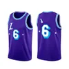 LeBron 23 6 James Carmelo 7 Anthony 3 Davis Jersey Russell 0 Westbrook Maillots de basket-ball 32 2023 75e