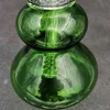 Glas vatten bongs med 14,4 mm kvinnlig gemensamma hookahs återvinningsbong bubblers rör