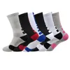 DHL Ship USA Professional Elite Basketball Socks Длинные спортивные носки до колена Мужские модные компрессионные термоноски FY7322