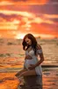 2021 Sexig Maternity Dress for Photo Shoot Chiffon Graviditetsklänning Fotografi Prop Maxi Klänning Klänningar för gravida Kvinnor Kläder X0902