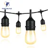 10m 20m 30m Kommersiell Grad Vattentät Utomhus LED-stränglampor S14 Bulb Connectable Festoon Garden Holiday Wedding LED Lights 211104