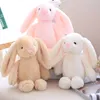 Enfants longue oreille lapin lapin poupées doux animaux en peluche dormir mignon dessin animé en peluche jouet enfants pâques cadeau d'anniversaire tt1125