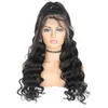 Ishow 20-26 polegadas 13x2 perucas de cabelo humano pré-arrancadas peruca frontal de renda corpo reto solto profundo para mulheres negras cor natural folga